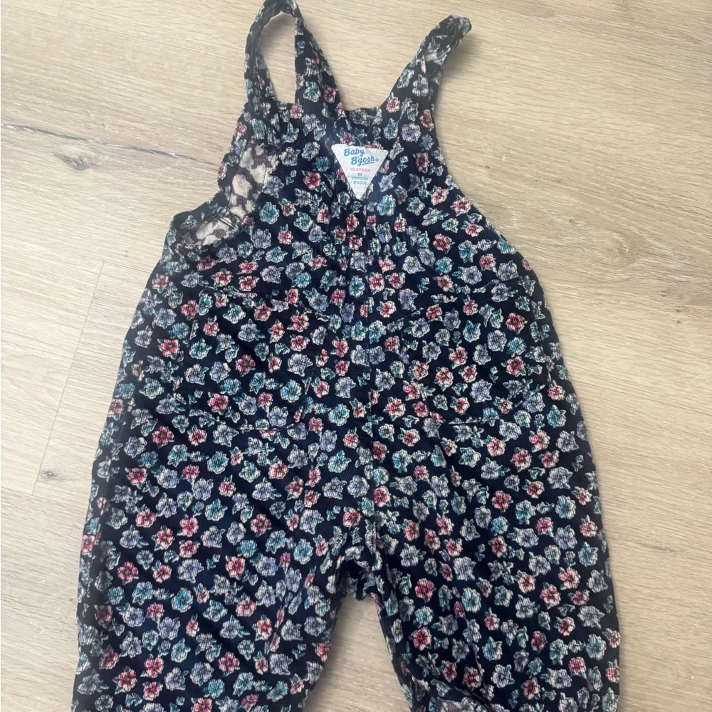 Vintage Oshkosh B’gosh Floral Kids Overalls - Picture 5 of 7